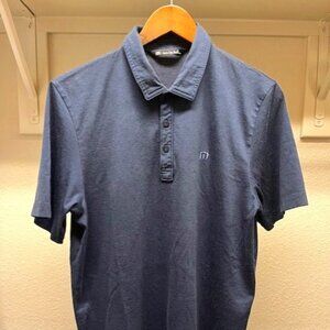 Travis Mathew Navy Zinna polo short sleeve